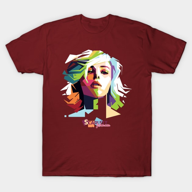 Scarlett Johansson T-Shirt by MelCerries